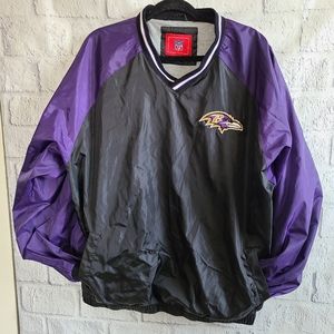 NFL Baltimore Ravens Men's V Neck Pullover Sweatshirt SZ XL